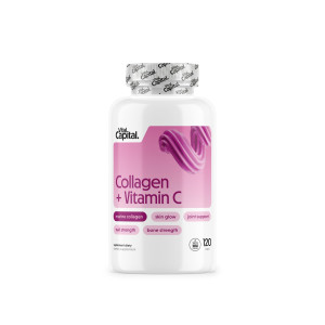 Vitalcapital Collagen + Vitamin C 120 Kapsułek Vege - Regeneracja Skóry I Stawów