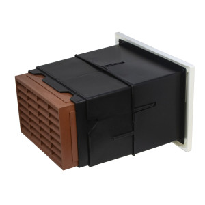 Stadium BM720 Anti-Draught Black Hole® Airbrick Ventilator - 70cm²
