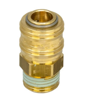 Hamilton Gas Products Ltd Quicksafe Gas System Female Snap Plug Connection - 1/2 BSP Male
