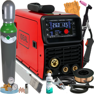 Ideal Tecnomig 203 MMA TIG migomat 3w1 Zestaw 1