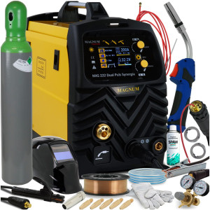 Spawarka Magnum MIG 222 DP LCD zestaw