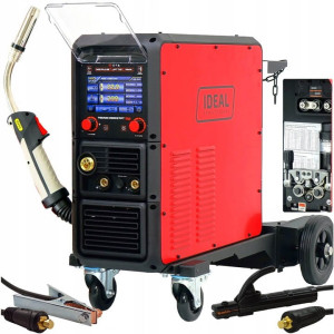 Spawarka migomat Ideal TECNO MIG 337 Pulse Synergic LCD + wózek