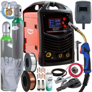 Spawarka Weldman Smart 235 LCD Zestaw 4