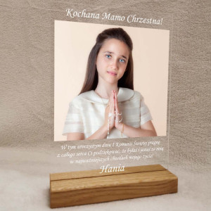 Podziękowanie dla Matki Chrzestnej Komunia
