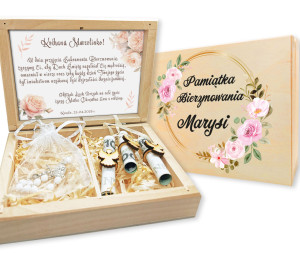Pamiątka Bierzmowania Prezent na Bierzmowanie dla dziewczynki