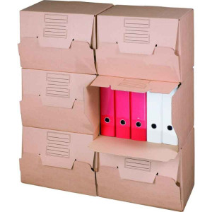 Archivbox 426x326x295mm, braun