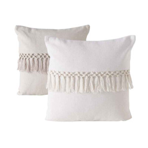 Kissen Baumwolle 40cm beige / creme
