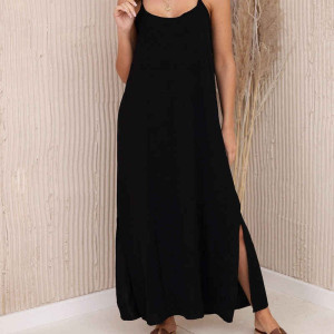 Langes Kleid Schwarz