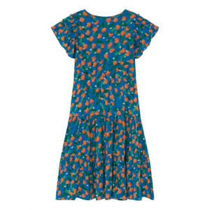 BOBO CHOSES sukienka All Over Oranges Flamenco Dress - 4y