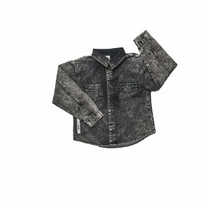 BOOSO koszula JEANS - black - 24m