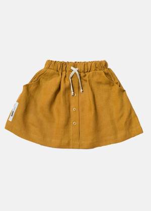 BOOSO spódnica Ochra Linen - 2y