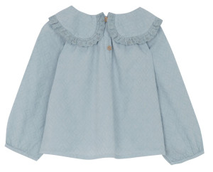 YELLOW PELOTA Błękitna bluzka Native blouse - 12m