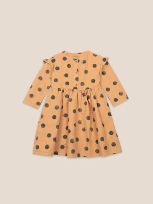 BOBO CHOSES sukienka Spray Dots Woven - 2y
