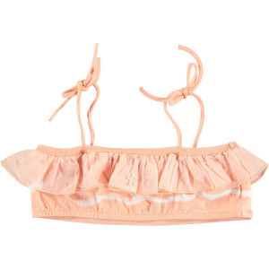 TOCOTO VINTAGE bikini top tie dye zielony - 3y