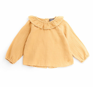 TOCOTO VINTAGE różowa koszula z kołnierzykiem - 3y