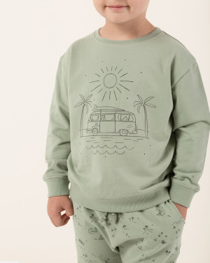 RYLEE&CRU zielona bluza COAST - 2y