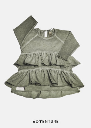 BOOSO sukienka club dress dark green - 2y