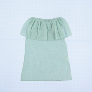 Minimu chic for kids Baby&Girl ANASTASIA muślinowa sukienka z kołnierzem - 18m