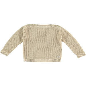 TOCOTO VINTAGE Dziergany sweter z guzikami - 4y
