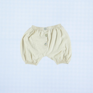Minimu chic for kids Baby ELETTRA kremowe spodenki z guziczkami - 3m
