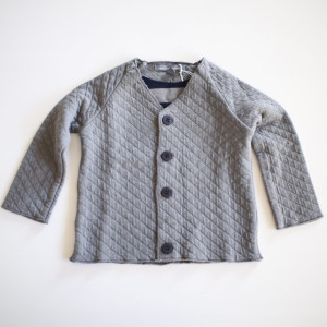 Minimu ETTORE szary pikowany sweterek - 12m