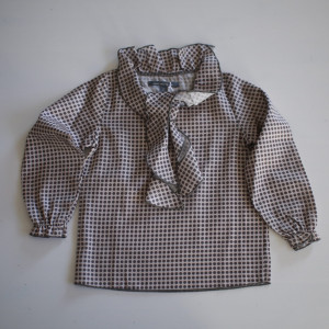 Minimu SOL szara koszula w kropki - 4y