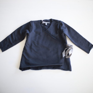 Minimu ANIKA granatowa bluza typu kimono - 4y
