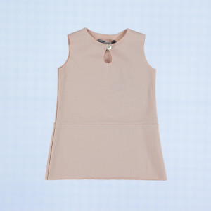 Minimu chic for kids Baby&Girl INDACO różowa sukienka z guziczkiem - 18m