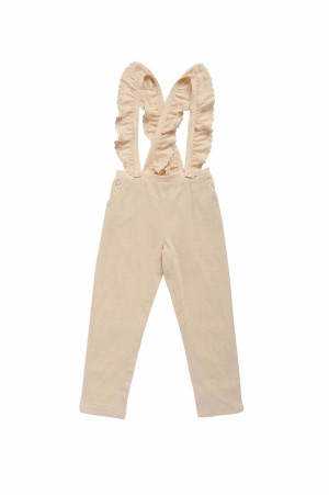 LOUISE MISHA SPARKLE spodnie na szelkach - 6y