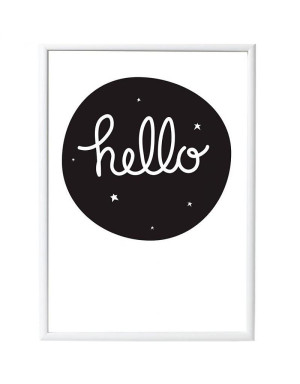 LITTLE LOVELY COMPANY PLAKAT "HELLO"