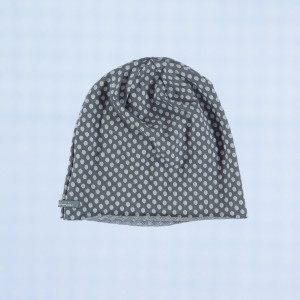 Minimu chic for kids ROBERTO niebieska czapka w grochy - 6m