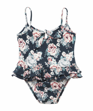 TOCOTO VINTAGE kostium kąpielowy w kwiaty - 2y