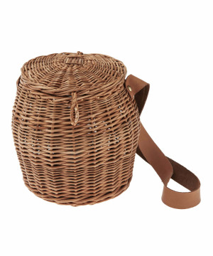 TOCOTO VINTAGE brązowa pleciona torba