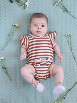 MY LITTLE COZMO body baby STRIPE - 9m