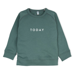 ORGANIC ZOO zielona bluza TODAY - 0-3m