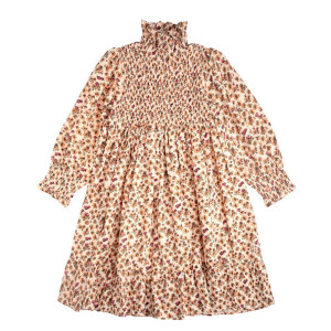 TOCOTO VINTAGE różowa sukienka midi Flower - 4y
