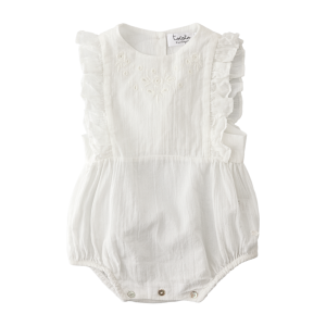 TOCOTO VINTAGE Niebieskie body z motylkowym rękawem - 18m