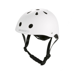 BANWOOD dziecięcy kask rowerowy White