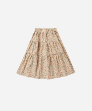 RYLEE&CRU beżowa spódnica midi Floral - 2y