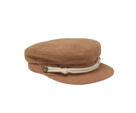 RYLEE&CRU brązowa czapka Captain