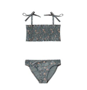 RYLEE&CRU grafitowy kostium kąpielowy Dark Floral - 2y