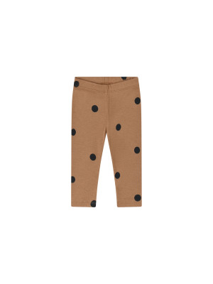 ORGANIC ZOO legginsy Gold Dots - 0-6m