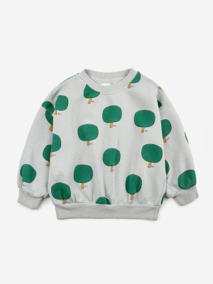 BOBO CHOSES bluza Green Tree all over - 2y