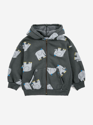 BOBO CHOSES bluza rozpinana The Elephant all over - 10y
