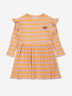 BOBO CHOSES sukienka Horizontal stripes - 2y