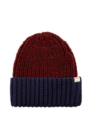 TINY COTTONS czapka Color Block Maroon/Navy - 54