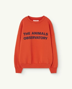 THE ANIMALS OBSERVATORY czerwona bluza Leo - 6y