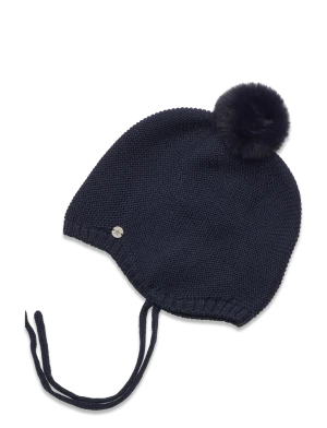 HUTTEliHUT czapka bonetka Navy - 0-3m