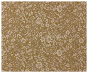 MAILEG Papier do pakowania prezentów Blossom ocher 10 m