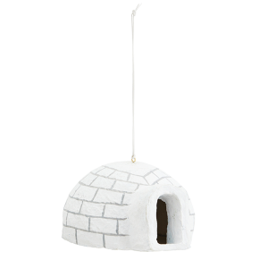MADAM STOLZ zawieszka bożonarodzeniowa Igloo